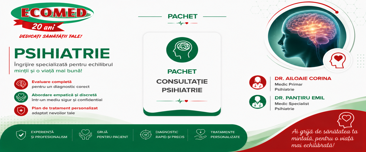 Imagine pachet Consultație psihiatrie